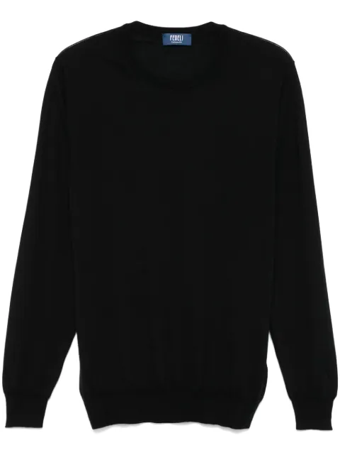 Fedeli Seta sweater Black 7UI07119