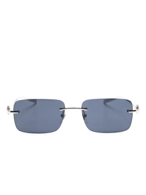 Gucci Eyewear rectangle-frame sunglasses Silver GG1703S003