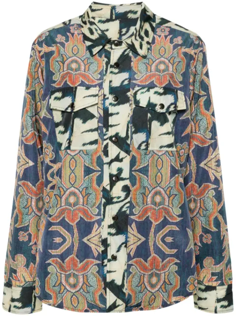 Pierre-Louis Mascia Integmos shirt Blue INTEGMOSCML10973