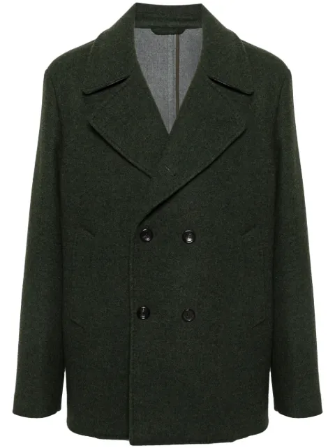ETRO double-breasted peacoat Green MRBA004899TU2G7