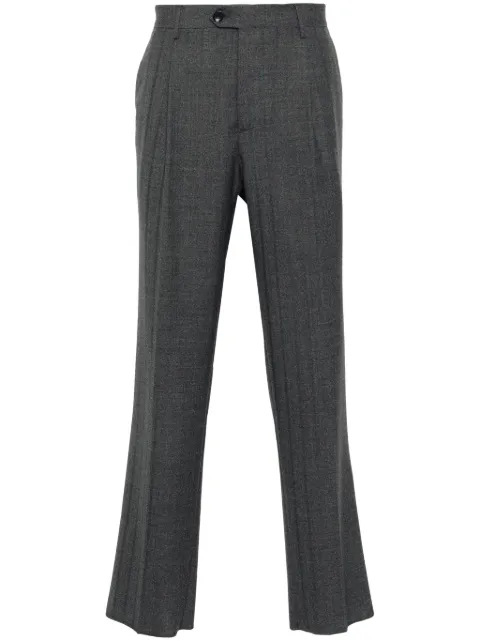 ETRO striped pleated trousers Grey MREA000199TR257