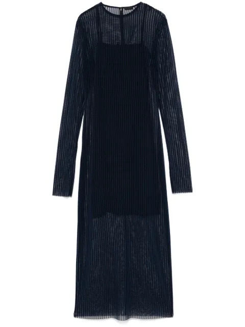 Givenchy polka-dot mesh midi dress Blue BW225620GJ