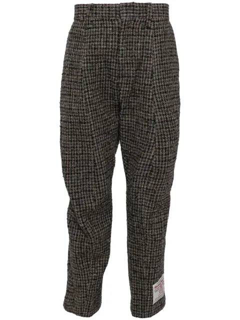 Doublet Zombie Silhouette tweed trousers Grey 24AW11PT279