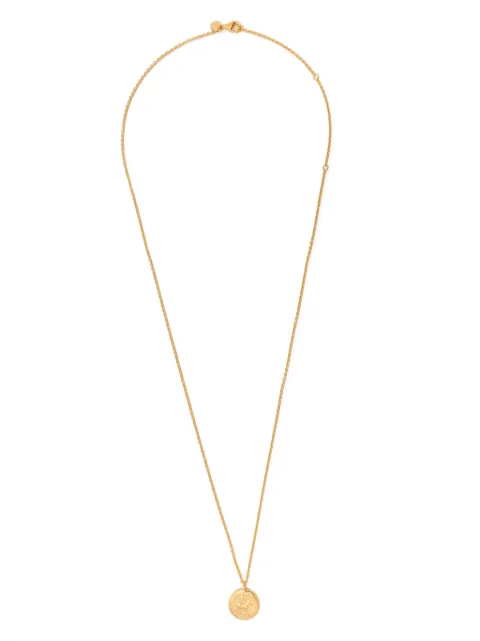 Tom Wood coin-pendant necklace Gold 100229