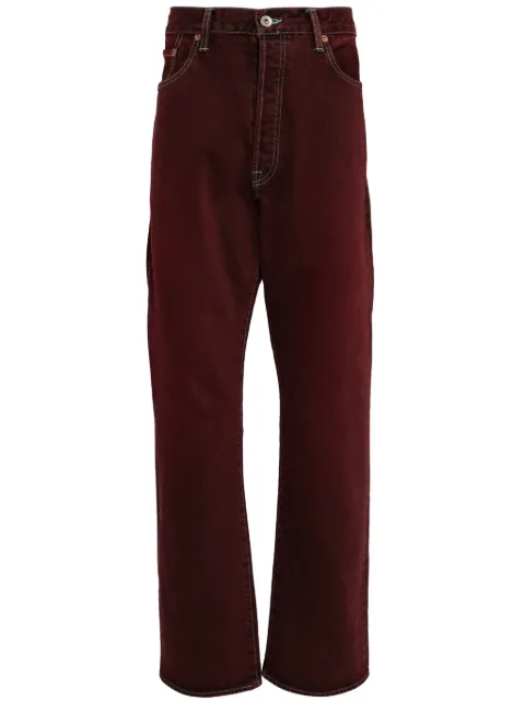 Doublet straight-leg jeans Red 24AW30PT2851