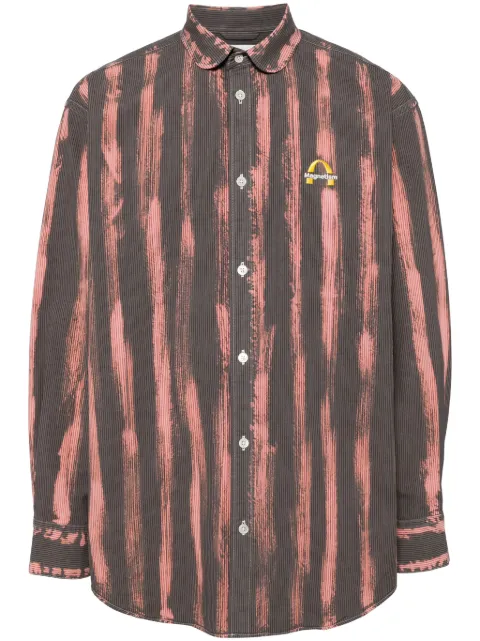 Doublet striped shirt Grey 24AW03SH146