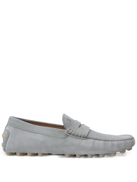 Tod's Gommino Bubble suede driving shoes Grey XXM52K00640RE0