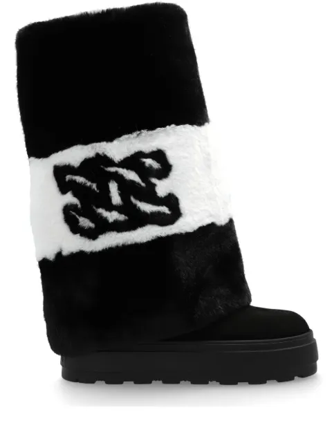 Casadei logo-embroidered boots Black 2S350Y081NC2562