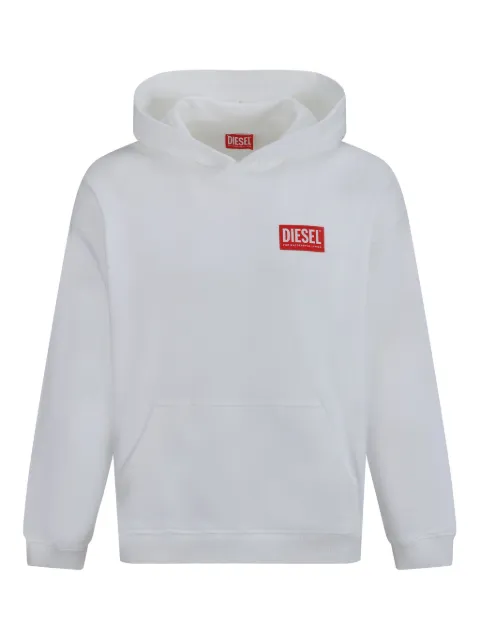 Diesel S-BOXT cotton hoodie White A149490ILAC