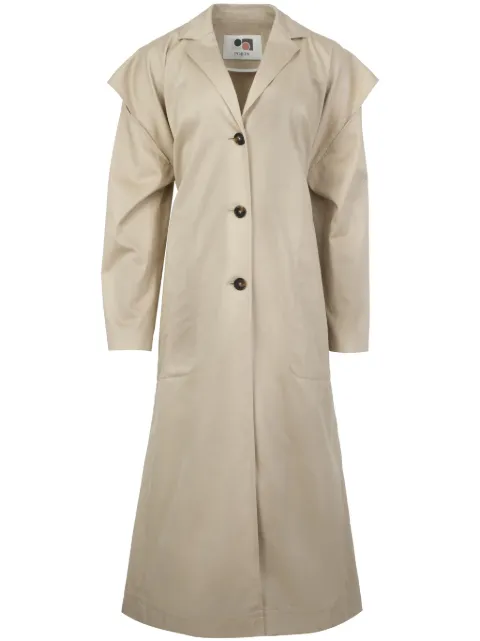 Ports 1961 cut-out cotton trench coat Neutrals PW324CRC22FCOU429