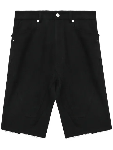 Rick Owens raw-cut midi skirt Black RP02D3363WD