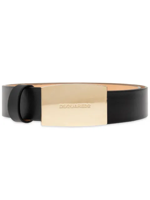 DSQUARED2 logo plaque belt Black BEM062601500001