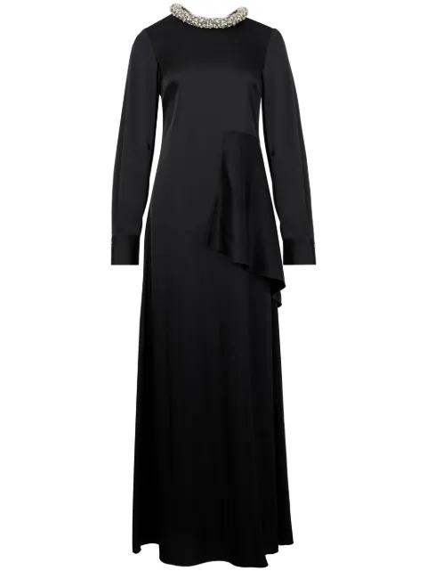 Ports 1961 crystal-embellished gown Black PW324GLS08FTAU666