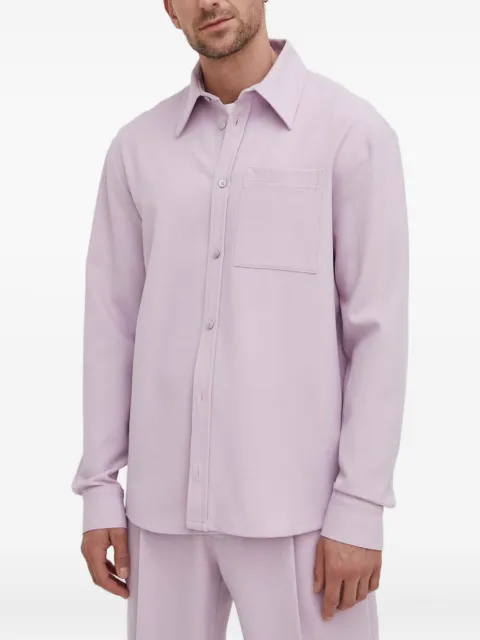 Won Hundred pocket-detail shirt Purple 285114229