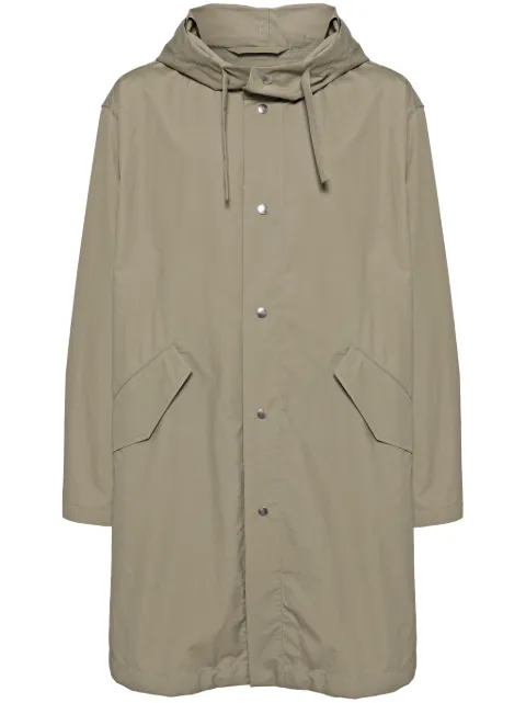 Jil Sander logo print parka Green J23AA0008J45026