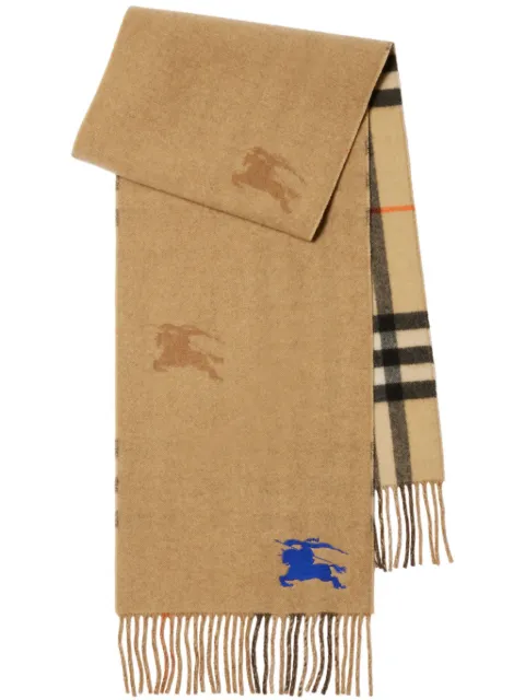 Burberry reversible check cashmere scarf Neutrals 8094710