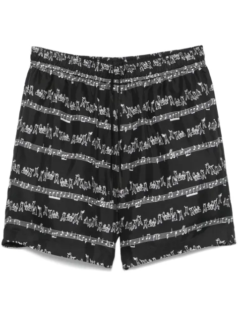 AMIRI Jazz Band shorts Black AMSHCA1075
