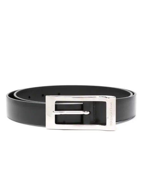 Dolce & Gabbana brushed-leather belt Black BC4871AI935