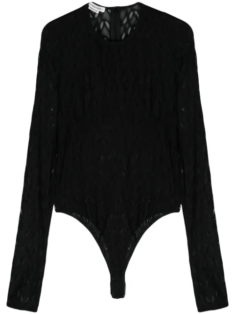 ALESSANDRO VIGILANTE sheer bodysuit Black VEPZ59042AVZE075
