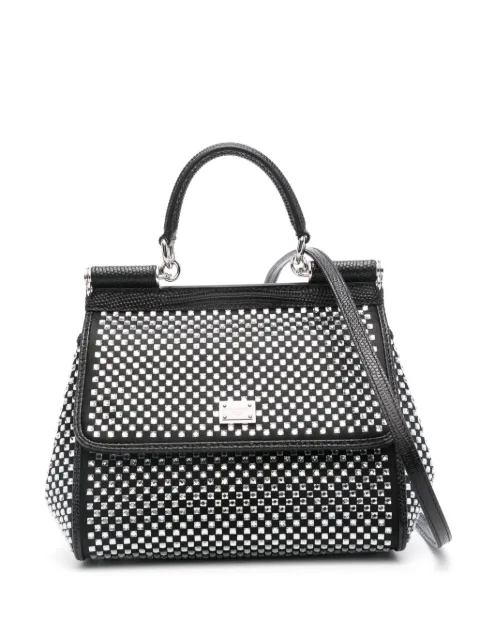 Dolce & Gabbana medium Sicily tote bag Black BB6003AP602