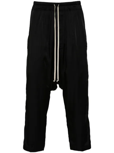 Rick Owens drop-crotch trousers Black RU02D6381SCH