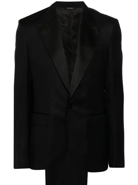 Dolce & Gabbana monogram-jacquard suit Black GK18BTFM2G1