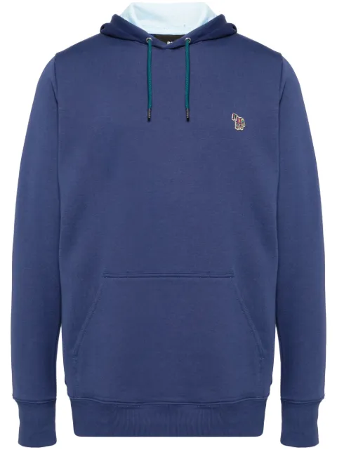 PS Paul Smith zebra logo organic cotton hoodie Blue M2R284SZN21116