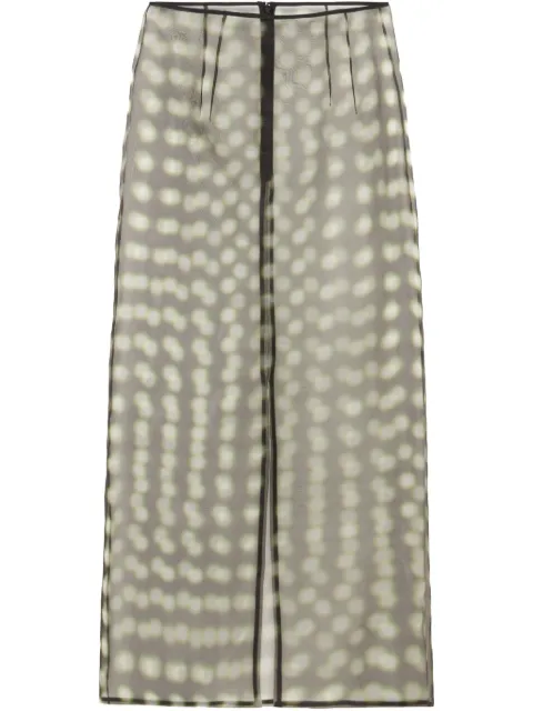 16Arlington Dia midi skirt Green S119AW24