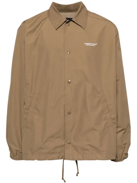 Undercover U Signature shirt jacket Brown UB0D4201