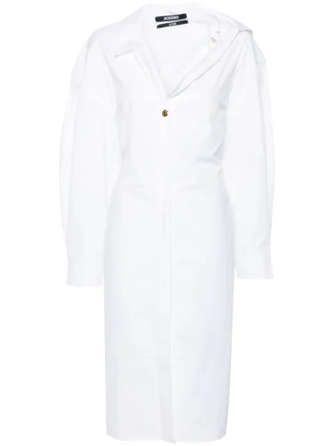 Jacquemus La Robe Chemise dress White 243DR1241520