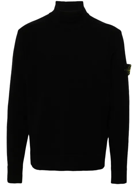 Stone Island Compass-badge sweater Black 8115530A1