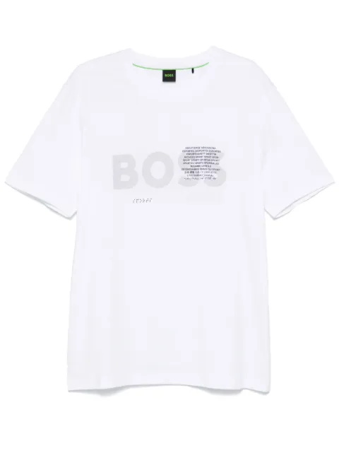 BOSS signature artwork T-shirt White 50519355