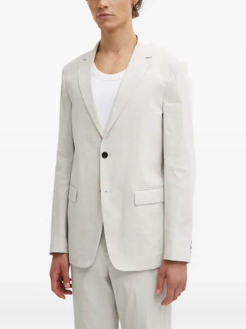 Theory single-breasted blazer Neutrals O0373104