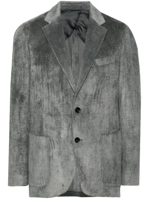 Lardini corduroy blazer Grey IV528AEIVSF63510