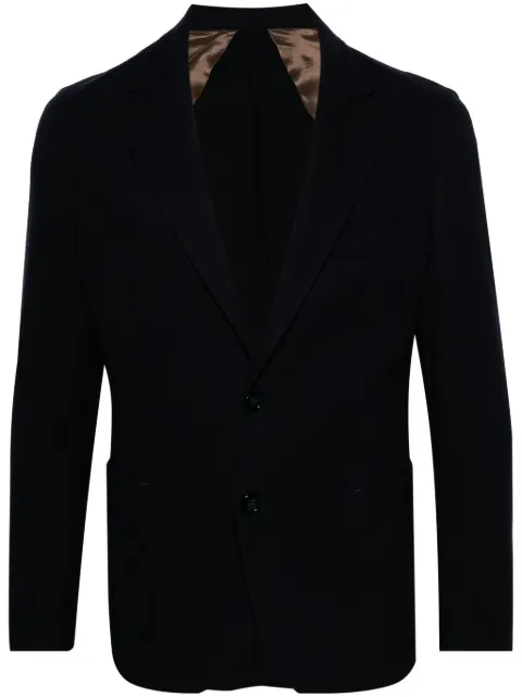 Barba wool-blend blazer Blue 43301