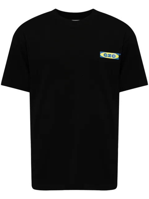 Ground Zero logo-print cotton T-shirt Black GZOTEAM007440