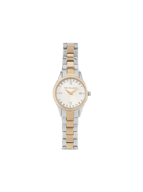 Trussardi Two-Tone 30mm watch Silver R2453141503