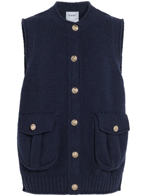 Barrie chunky-knit vest Blue C222298