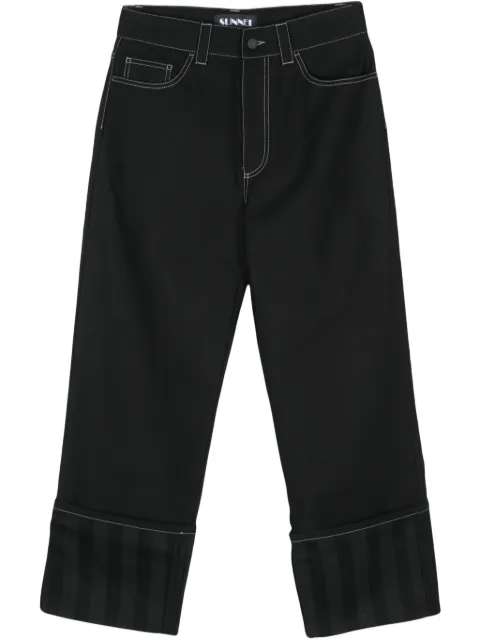 Sunnei straight-leg trousers Black RTWMBOT0108075