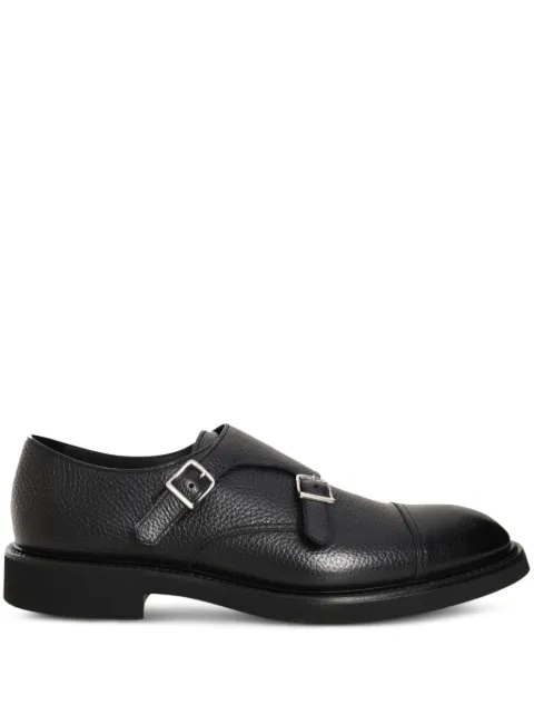 Doucal's buckled leather shoes Black DU1025VEROUF019NB15