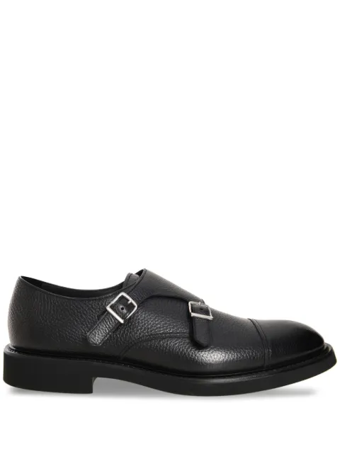 Doucal's double-buckle oxford shoes Brown DU1025VEROUF019TM02