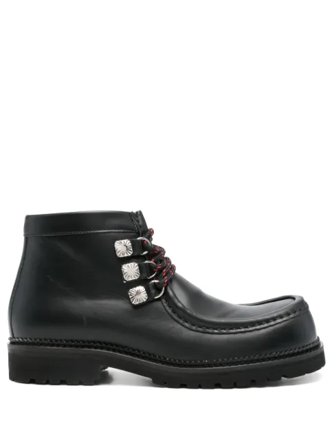 Toga Virilis leather ankle boots Black AJ1356