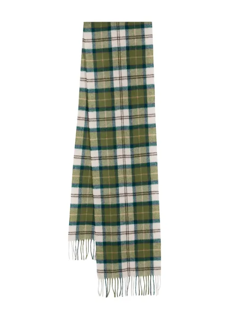 Barbour tartan lambswool scarf Green USC0001USC1