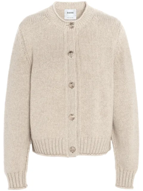 Barrie chunky cashmere cardigan Neutrals C222271