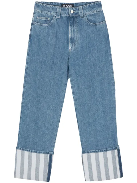 Sunnei Bellidentro jeans Blue CRTWMBOT046DEN015