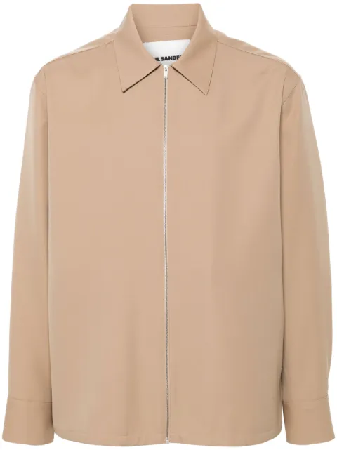 Jil Sander wool overshirt Brown J22DL0249J40002