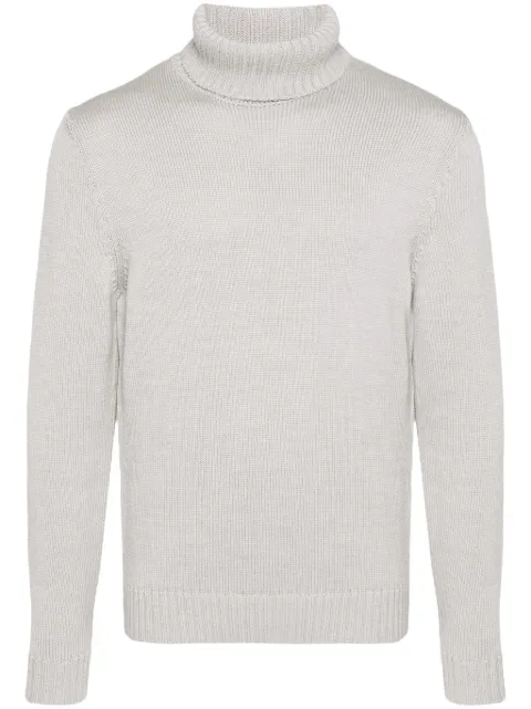 Zanone virgin wool sweater Grey 810105ZR229