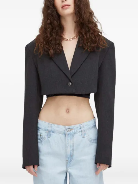 HERSKIND buttoned bolero top Grey 4911956