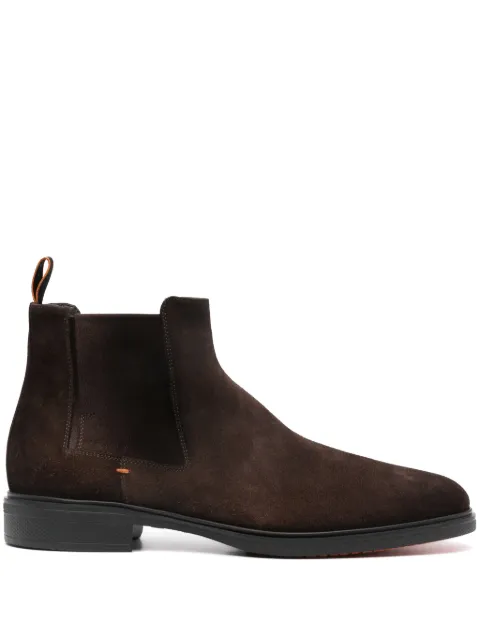 Santoni suede Chelsea boots Brown MGEO18937NEAXGEXT50
