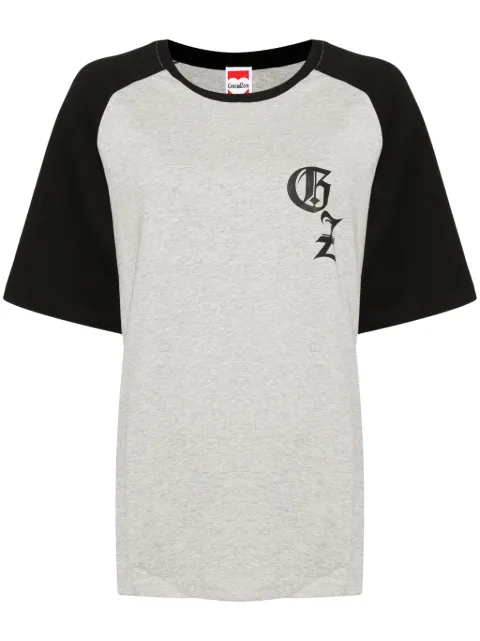 Ground Zero logo-print cotton T-shirt Grey GZOTEYW000480
